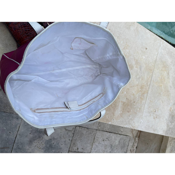 Tres Rare Gucci Canvas Tote Bag Leather Cloth Pony-style calfskin Cloth - Picture 8 of 8